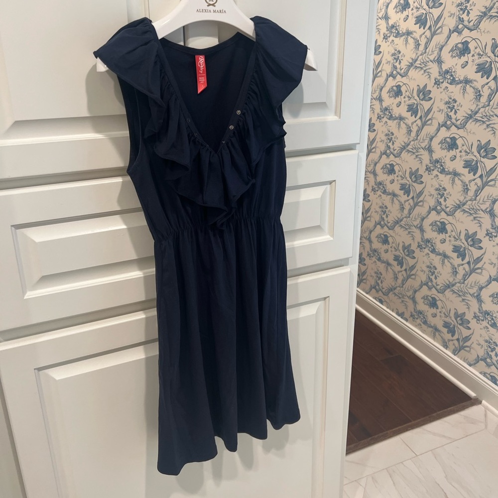 REVELRY NAVY BLUE MINI DRESS